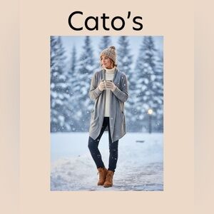 Cato’s Women’s Waterfall Cardigan Size 2X